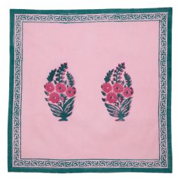 Roza Napkin - Pink/Teal (Set of 2)